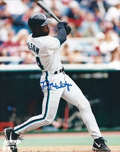 Signed 8x10 PRESTON WILSON Florida Marlins Autographed photo - COA - Picture 1 of 1