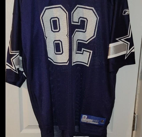 NFL Equipment Blue Dallas Cowboys Jersey # 82 Witten 3XL on field reebok no tag Cover
