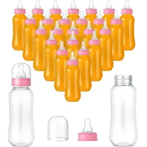 24 Pcs Baby Shower Bottles 9.5 oz Plastic Baby Bottles for Baby Shower Game P... - Picture 1 of 6
