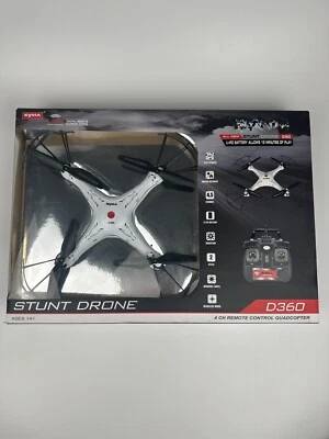 Syma Stunt Drone D360 Digital Remote 2 Speed Multi Directional Indoor Outdoor - Image 1 of 4