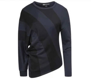 NWT $290 adidas Y-3 by Yohji Yamamoto Bold Stripe Sweater/Sweatshirt S - Picture 1 of 3