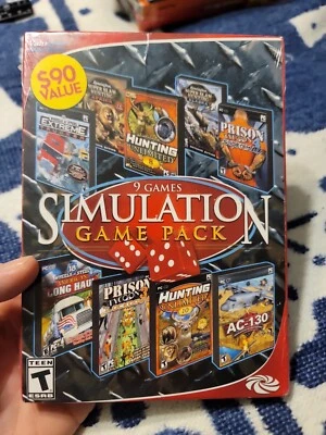 DT1- Simulation Game Pack 9-Game Collection (PC CD) 18 Wheels of Steel Hunting - Image 1 of 4