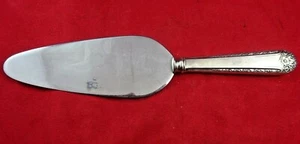 Servidor de pasteles vintage de plata esterlina con diseño floral en el mango (#4535) - Imagen 1 de 3