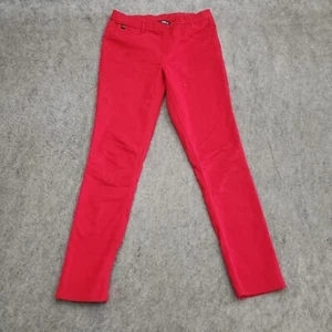 Jordache Jeans Girls Extra Large 14 16 Red Skinny Low Rise Jeggings Pull On - Picture 1 of 13