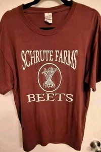 CAMISA SCHRUTE FARMS REMOLACHA - LA OFICINA - Dwight Schrute - REMOLACHA - GRANATE - Grande - Imagen 1 de 19
