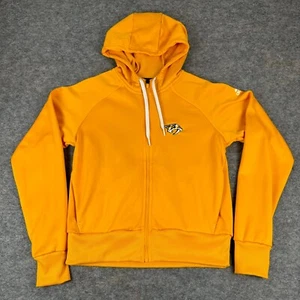 Adidas AeroReady Nashville Predators NHL Full Zip Hoodie Jacket Womens Small S - Picture 1 of 14