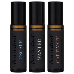 PURE INSTINCT Men's Collection • Roll-On Pheromone  Perfume.  10ml. Choose Aroma - Picture 1 of 16