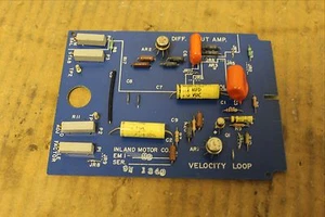 INLAND MOTOR CORP CNC VELOCITY LOOP CIRCUIT BOARD CARD EMI-89 EMI89 33647-1 - Picture 1 of 3