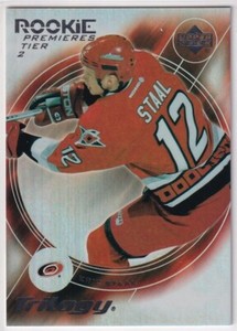 2003-04 Upper Deck Trilogy #173 Eric Staal RC /499 - Carolina Hurricanes