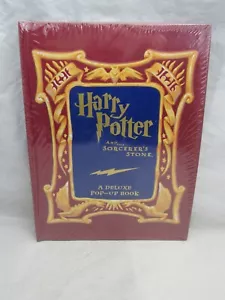 Harry Potter The Sorceres Stone Deluxe Pop Up Book New Sealed 1st 2001 - Picture 1 of 3