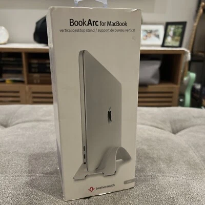 Twelve South Book Arc Macbook Space Grey Apple Vertical Desktop Laptop Stand  - Image 1 of 4