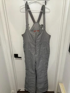ESP Men's Vintage Y2K Ski Bib, Gray, Size XL - Picture 1 of 4