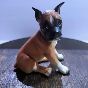 Englischer Boxer Porzellan Hund Welpe Figur 3,75" Lefton H691 Keramik Vintage - Bild 1 von 13
