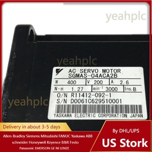 YASKAWA AC Servo Motor SGMAS-04ACA2B NEW IN BOX In Stock - Picture 1 of 4