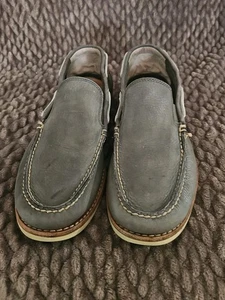Frye Leather Slip On Sully Loafer Shoes Casual Size 11 Gray - Picture 1 of 12