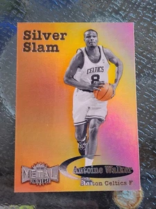 1997-98 Antoine Walker Metal Universe Silver Slam #3 Boston Celtics - Imagen 1 de 2