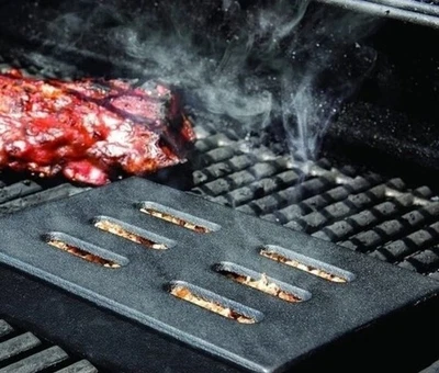 Durable Cast Iron Smoker Box for Enhanced Grilling - Fits 8 Inches of Chips - Image 1 of 4