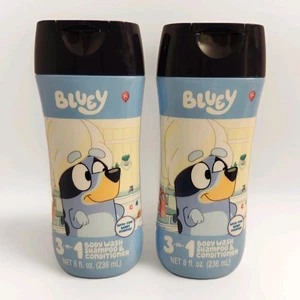 2 BLUEY 3-in-1 BODY WASH, SHAMPOO & CONDITIONER Brand New Limited Edition - Picture 1 of 2