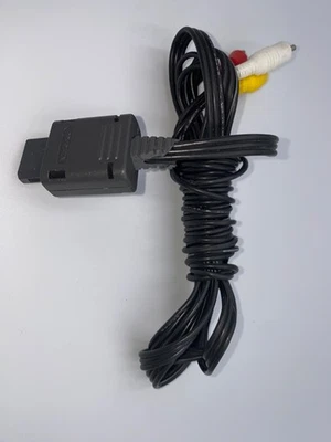 Nintendo Wii Wii U Genuine Replacement AV Cable OEM RCA Composite RVL-009 - Image 1 of 3