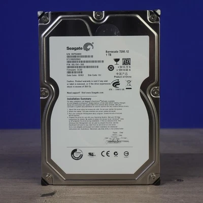 SEAGATE  SATA 1TB  ST31000528AS, 9SL154-568   - Working Pull - Image 1 of 3