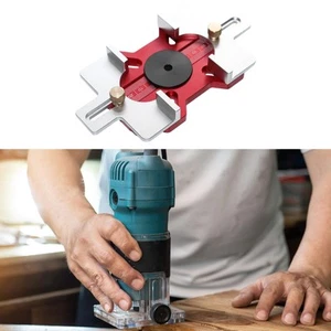 Wood Palm Router Base Multifunctional Slotting Gadget for Furniture Cabinet - Picture 1 of 7