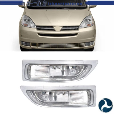 Front Left+ Right Side For 2004-2005 Toyota Sienna Fog Driving Lamp Lights - Image 1 of 4