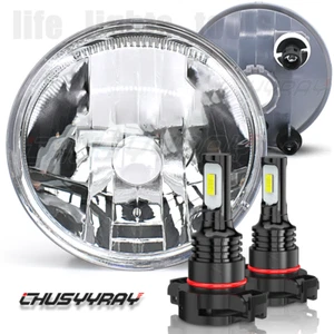 2x Round LED Fog Lights For 2007-2014 Chevy Tahoe Avalanche Suburban GMC Chrome - Foto 1 di 12