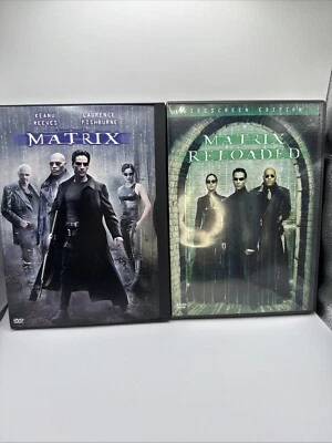 Matrix And Matrix Reloaded DVD Bundle Keanu Reeves - Image 1 of 4