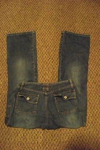 womens hydraulic faded medium wash denim jeans 5-6 27 x 31.5 - Picture 1 of 1