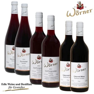 WEINGUT WÖRNER: 6 Fl. Wein - Rotwein-Probierpaket trocken - Weinprobe - Pfalz - Bild 1 von 10