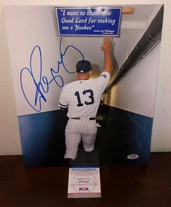 Alex Rodriguez New York Yankees World Series Legend Signed 11x14 Photo PSA C - Picture 1 of 1