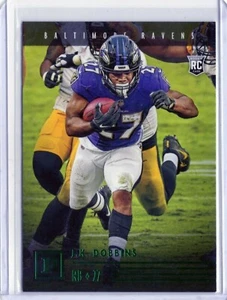 JK DOBBINS Ravens 2020-2021 NFL PANINI GREEN ROOKIE #13 - Picture 1 of 2