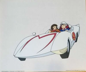 SPEED RACER & TRIXIE Ltd Ed Sericel Authenticity Seal Racing Formula Car #5 - Picture 1 of 1