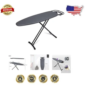 Adjustable Ironing Board with Retractable Rest & Heavy-Duty Steel Frame - Picture 1 of 9