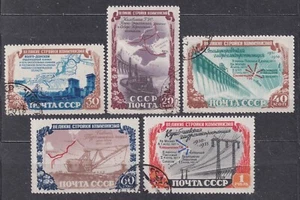 SU 1951 SC#1598/602 USED set, Buildings of Communism. - Picture 1 of 1