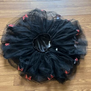 Disney Minnie Mouse Mädchen Rock Gr. 10 gefüttert Tule Tutu schwarz rot Gummibund - Bild 1 von 14