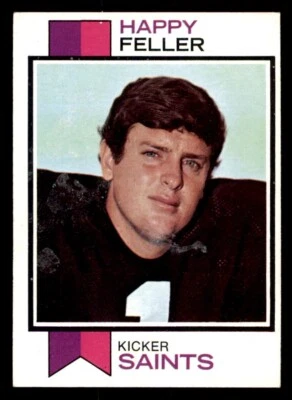 1973 Topps Football #304 Happy Feller VG/EX - Image 1 of 2