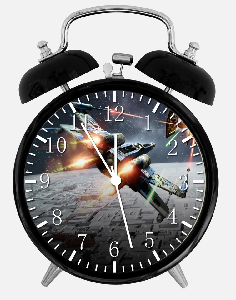 Star Wars Spaceship Alarm Desk Clock 3.75" Home or Office Decor E245 Nice Gift - Image 1 of 1