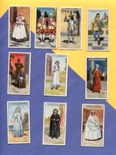1927 JOHN PLAYER & SONS GILBERT AND SULLIVAN 2ND 10 DIFFERENT CIGARETTE CARD LOT