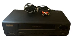 Symphonic VR-701 4-Head Hi-Fi Stereo VCR Video Cassette Recorder Player - WORKS! - Picture 1 of 6