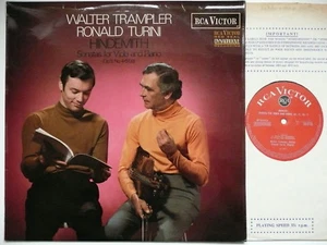 WALTER TRAMPLER & RONALD TURINI PLAY HINDEMITH VIOLA SONATA RCA SB 6770 - Picture 1 of 3