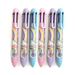 6 x Plumas Unicornio Brillante 6 Colores Azul Rosa Púrpura Ideal Bolso de Fiesta Rellenos - Imagen 1 de 1