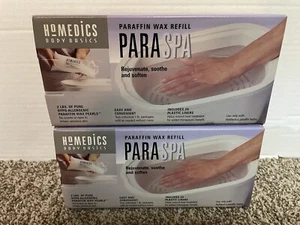 HoMedics ParaSpa - Paraffin Wax Refill Wax & Liners Lot of 2 - NEW! FREE SHIP! - Picture 1 of 1