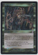 1x SPINED SLIVER - Timeshifted - Magic the Gathering MTG Foil Rare NMINT
