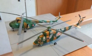 Mil Mi-4 A + PZL W-3T - 2 polnische Hubschrauber / Helicopter gebaut in 1:72 - Bild 1 von 8