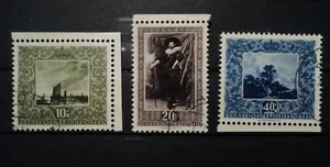 DN Liechtenstein (1951) 301 - 303 gestempelt, komplett ..... MW: 45.- - Bild 1 von 1
