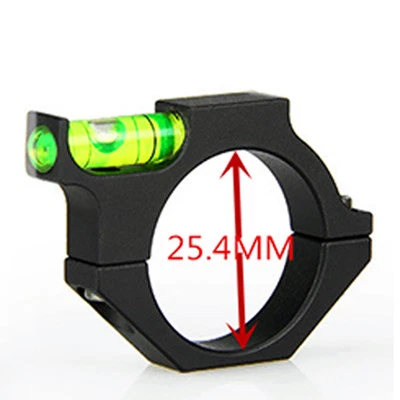 Tactical 25.4mm 1" Ring Spirit Bubble Level Mount Base Rifle Scope Mount - Image 1 of 4