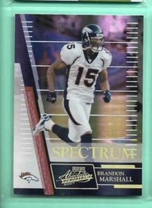 Brandon Marshall 2007 Absolute Memorabilia Spectrum Gold #19/25 Denver Broncos - Bild 1 von 2
