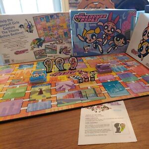 Vintage 2000 The Powerpuff Girls Board Game Milton Bradley, 100% Complete z3