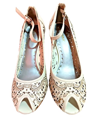 CUERO-TACÓN STILETTO 4.5"-Dama "10" TACÓN STILETTO AJUSTABLE 4.5" Foto 1 de 4